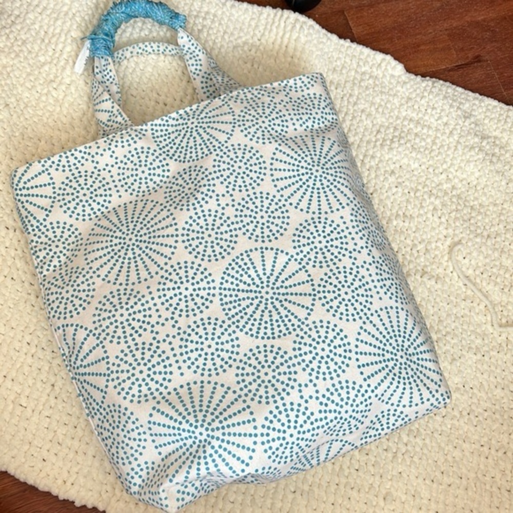 Shopper Graphic Tote Bag with Silk Scarf